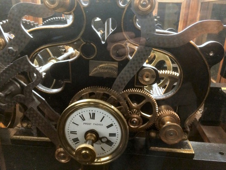 Ancien mécanisme de l'horloge des Rousses, photo O. Pernot