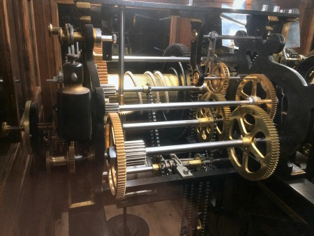 Ancien mécanisme de l'horloge des Rousses, photo O. Pernot