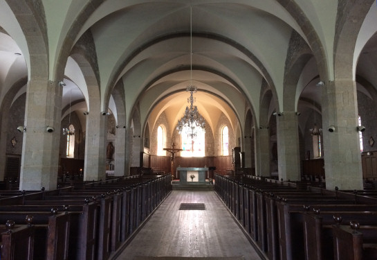 Intérieur de l'église des Rousses, photo O. Pernot