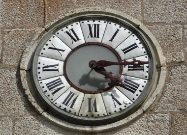 Horloge du clocher de Leschères, photo O. Pernot