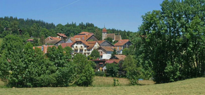Le village des Grangettes, photo J. Masset