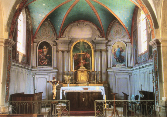 Choeur de l'église de Lieucourt, photo J. Menneret