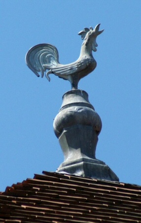 Coq de l'ancienne église de Lure, photo J. Masset Coq de l'ancienne église de Lure, photo J. Masset