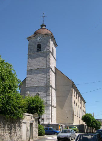L'église de Maîche, photo  B. Mougey