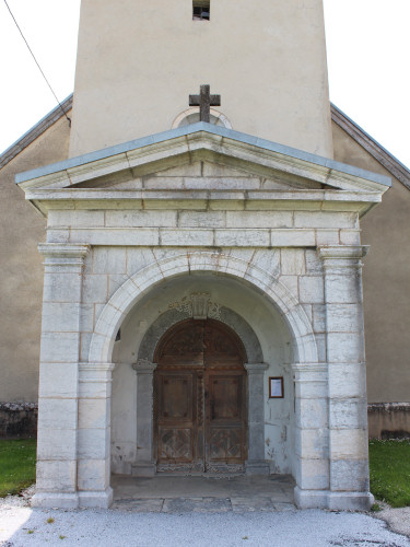 Portail de l'église de Malpas, photo O. Pernot