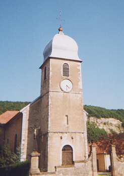 L'église de Mathay avant sa restauration, photo R-N. Laurençot
