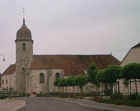 L'église de Menoux, photo I. Spaans