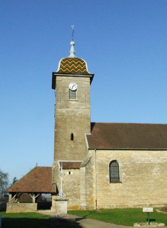 l'église de Mercey-le-Grand, photo M. Taland