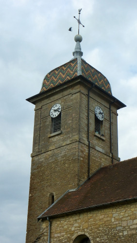 Le clocher de Mercey-le-Grand, photo D. Bion
