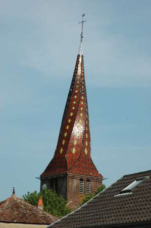 Le clocher de Mervans, photo M. Morlin
