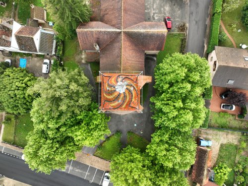 Le clocher de l'église de Mervans, photo G. Talpin
