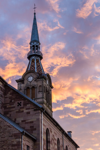Clocher de Moffans et Vacheresse, photo J.P. Prudhon