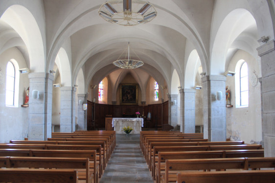 Intérieur de l'église de Molain, photo O. Pernot