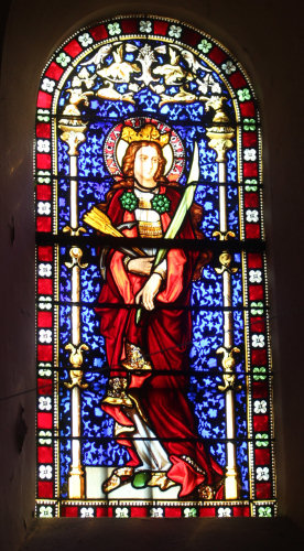 Vitrail de l'église de Molain, photo O. Pernot