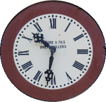 Horloge de l'église de Molain, photo O. Pernot