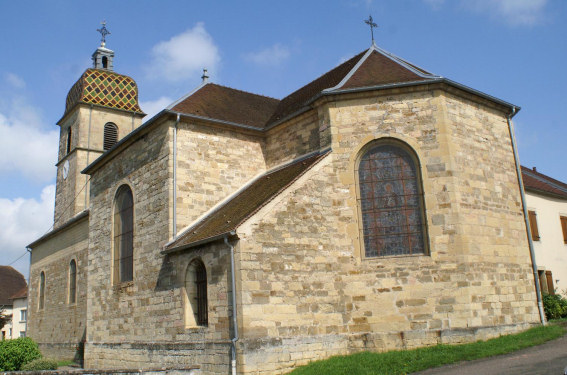 L'église de Mollans, Photo J. Masset