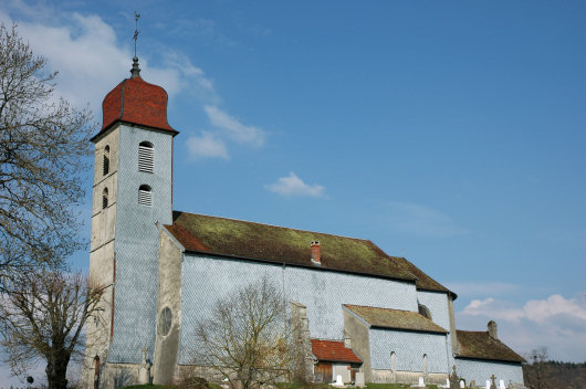 L'église de Monnet-La-Ville, photo M. Morlin