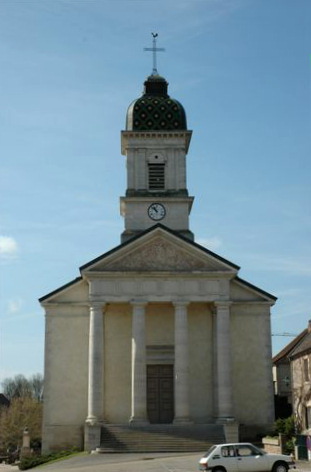 L'église de Mont-sous-Vaudrey, photo M. Morlin