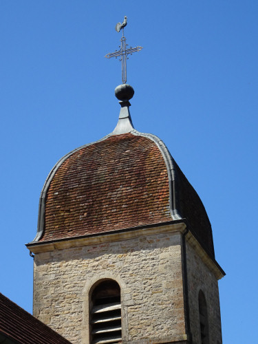 Clocher à l'impériale de l'église de Montagna-le-Reconduit, photo O. Pernot