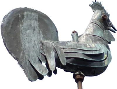 Le coq de l'église de Montagna-le-Reconduit, photo O. Pernot