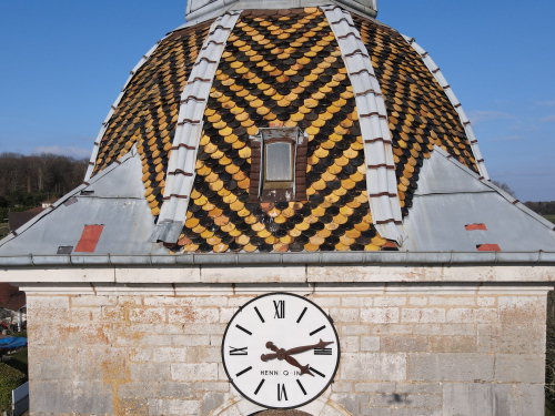 Clocher de l'église de Montboillon, photo E. Rey