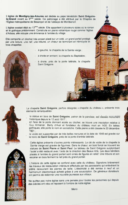 Panneau d'information, photo J. Masset