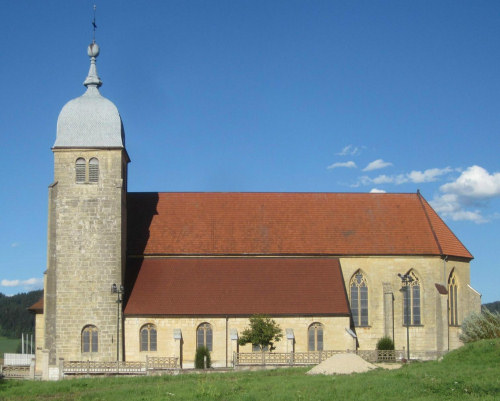 L'église de Montlebon, photo J. Masset