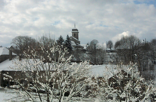 Montrond sous la neige, photo O. Pernot