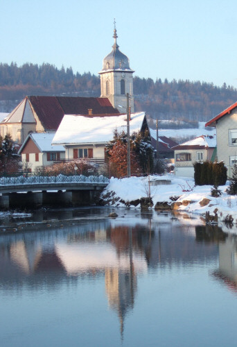 L'église de Mouthe, photo M. Taland