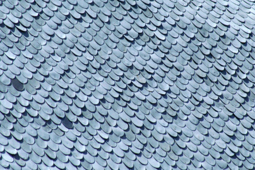 Détail de la couverture du dôme du clocher de l'église de Naisey-les-Granges, photo J. Masset