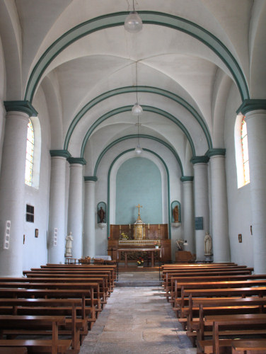 Intérieur de l'église de Ney (39) photo O. Pernot