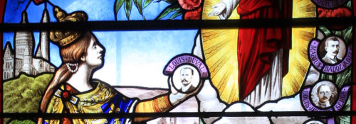 Vitrail de l'église de Ney (39) photo O. Pernot