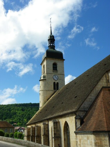 L'église d'Ornans, photo D. Bion