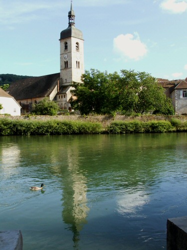 L'église d'Ornans, photo M. Taland