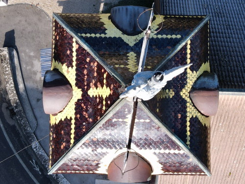 Clocher de l'église d'Oye-et-Pallet, photo E. Rey