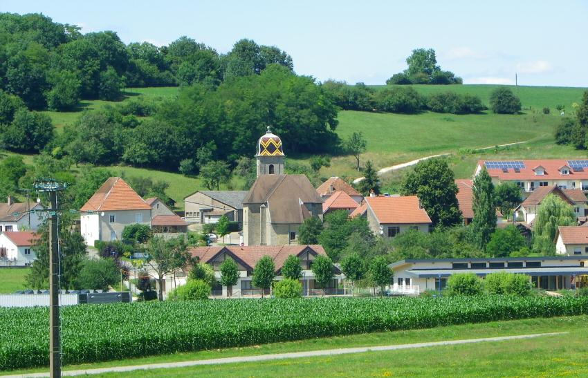 Le village de Pelousey, photo D. Bion