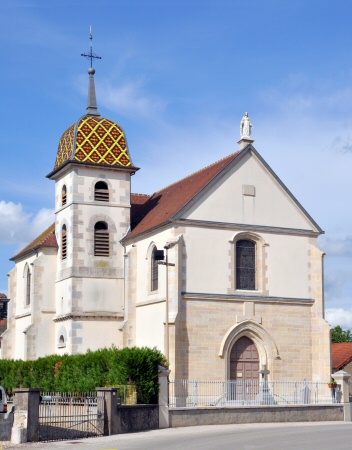 L'église de Peseux, photo M. Morlin
