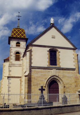 Le clocher de Peseux restauré en 2004, collection C. Cordier
