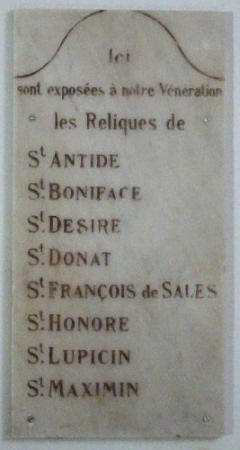 Dans la chapelle de Petite-Chaux, photo O. Pernot