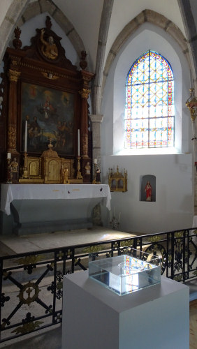 Le choeur de la chapelle de Petite-Chaux, photo O. Pernot