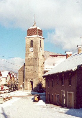 L'église de Pierrefontaine-les-Varans , photo C. Briot