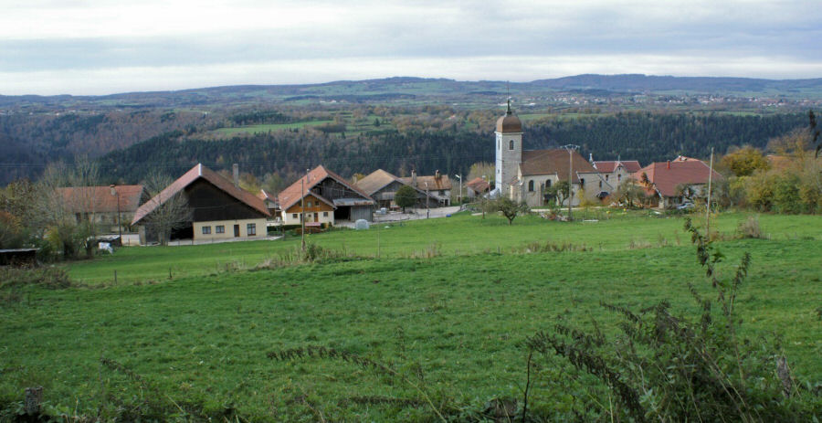 Le village de Plaimbois-Vennes, photo J. Masset