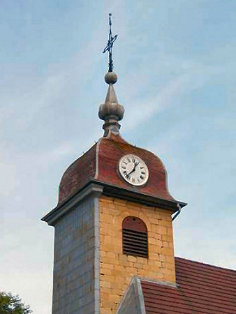 Clocher de Plénise, photo B. Mougey