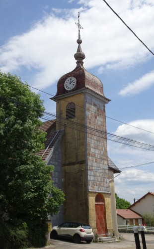Le clocher de Plénise, photo O. Pernot