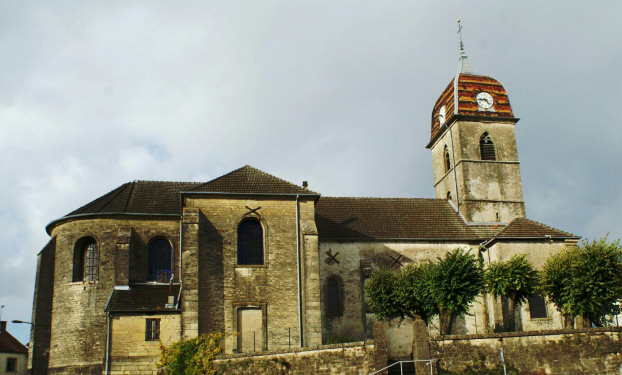 L'église de Polaincourt et Clairefontaine, photo J. Masset