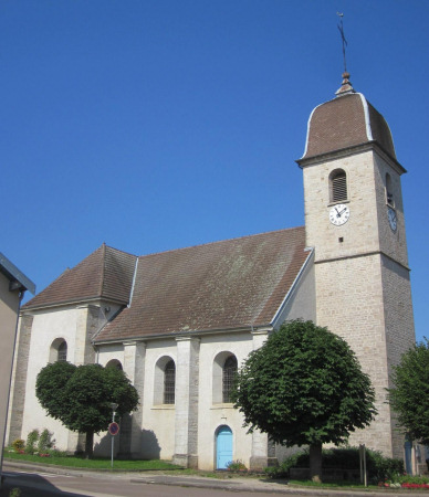 L'église de Pouilley-les-Vignes, photo J. Masset