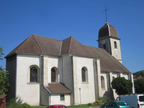 L'église de Pouilley-les-Vignes, photo J. Masset