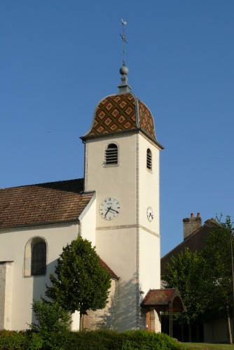 L'église de Pouligney-Lusans, photo Y. Bessero