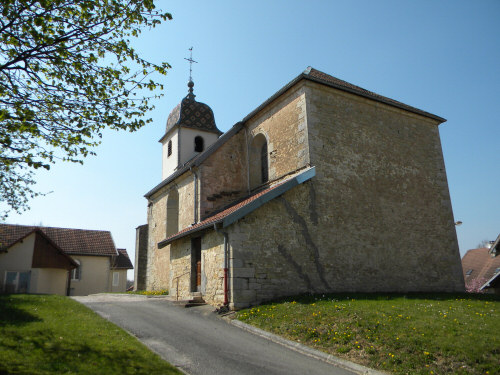 L'église de Pouligney-Lusansen 2010, photo D. Bion
