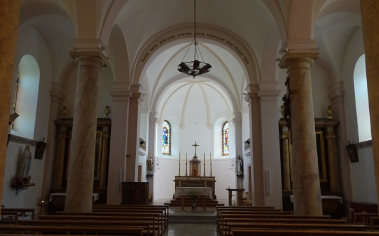 Intérieur de l'église de Prénovel, photo O. Pernot